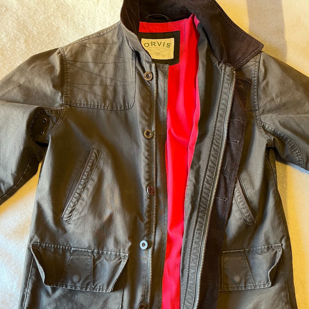 Orvis Heritage Field Coat Size Medium in Olive